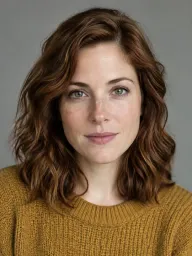 Example heroine — a woman with auburn hair