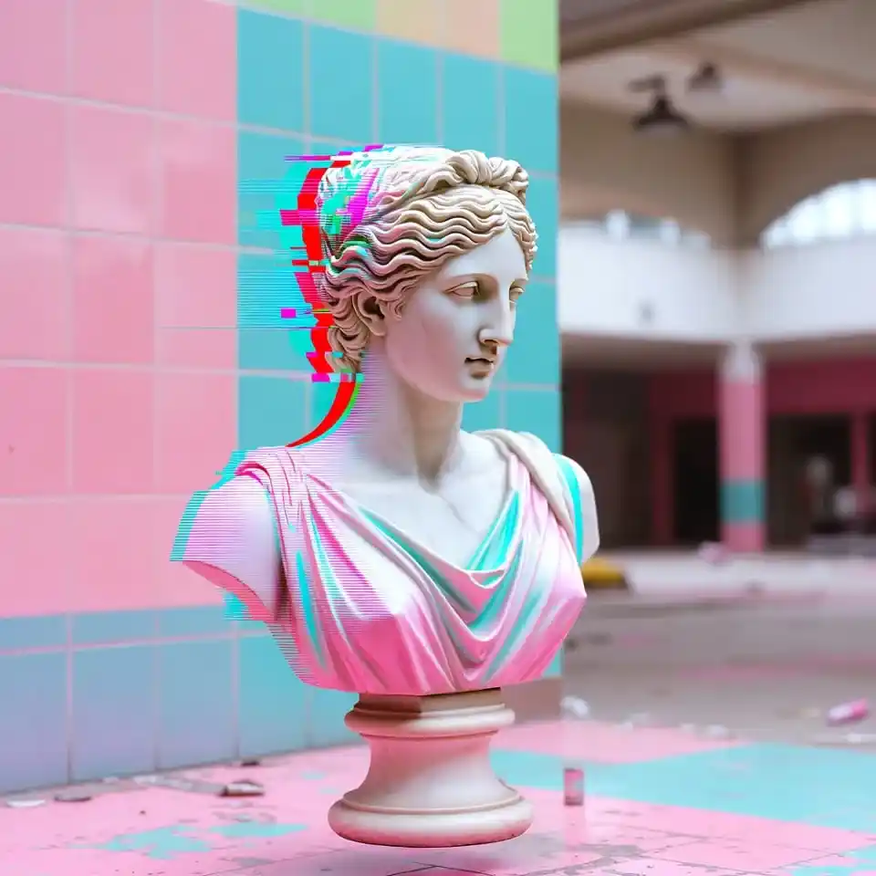 Vaporwave / Ло-фай — стиль ИИ-генерации изображений