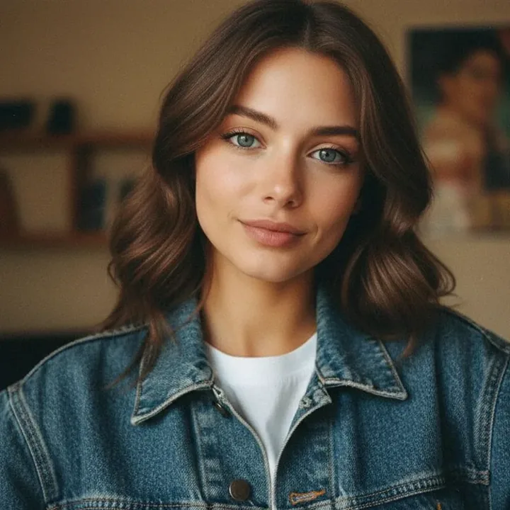 Пример AI-фотосессии по фото нейросетью — Ретро 90-е