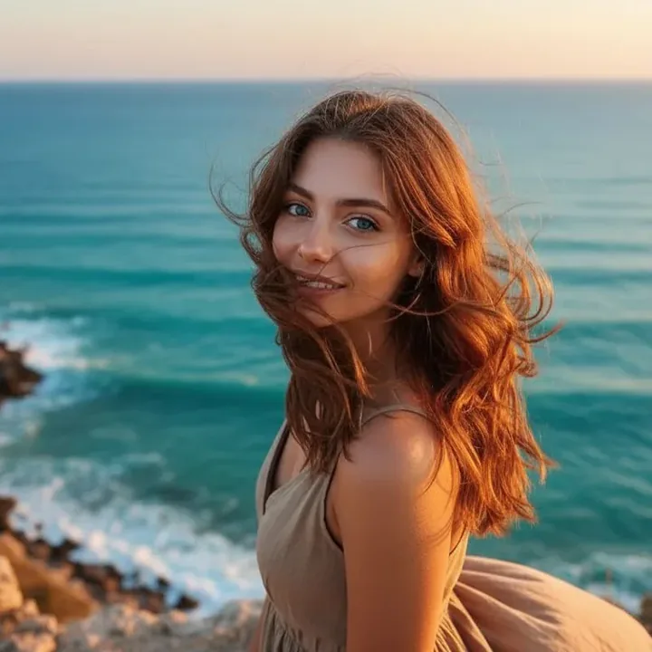 Пример AI-фотосессии по фото нейросетью — Тревел