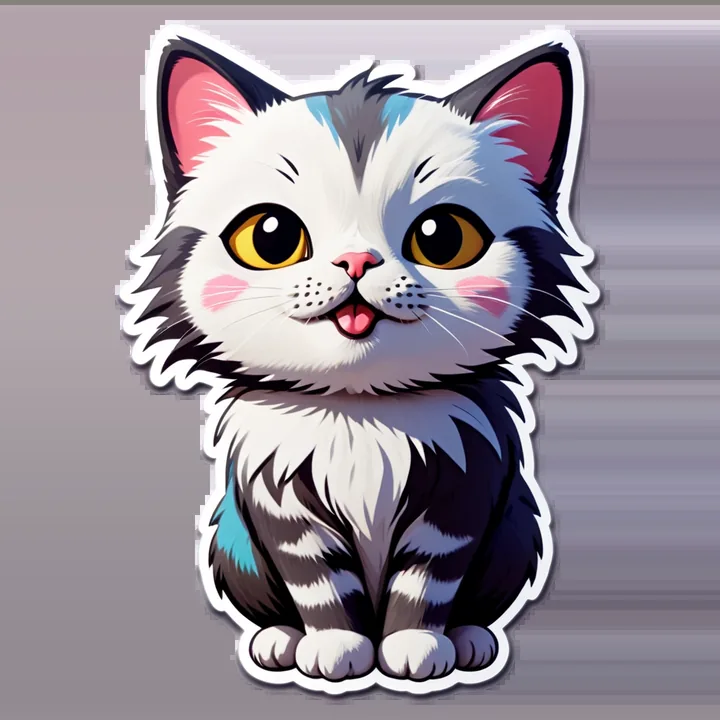 Sticker — пример генерации в Limko