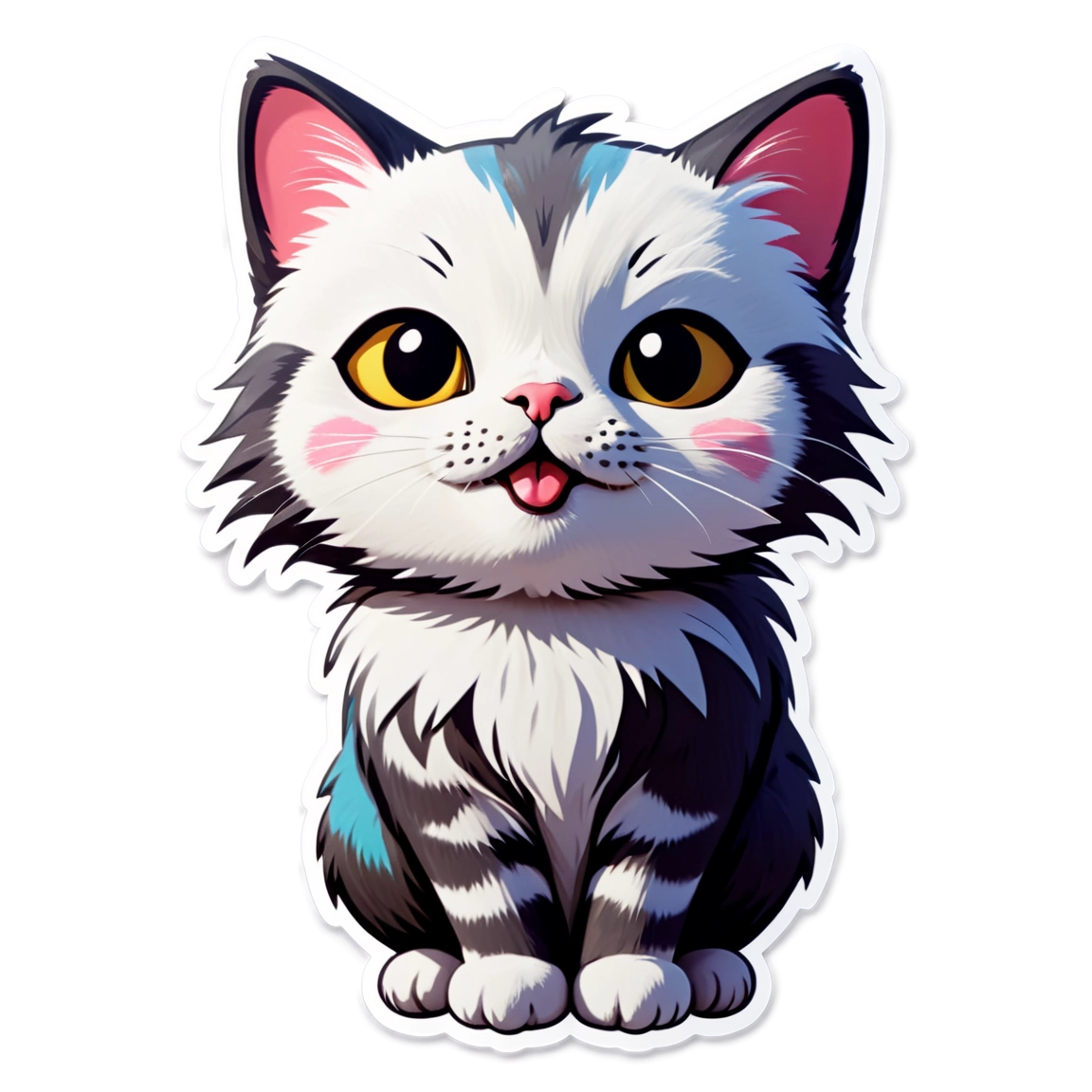 Sticker — пример генерации в Limko