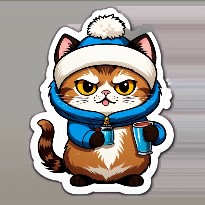 Sticker — пример генерации в Limko
